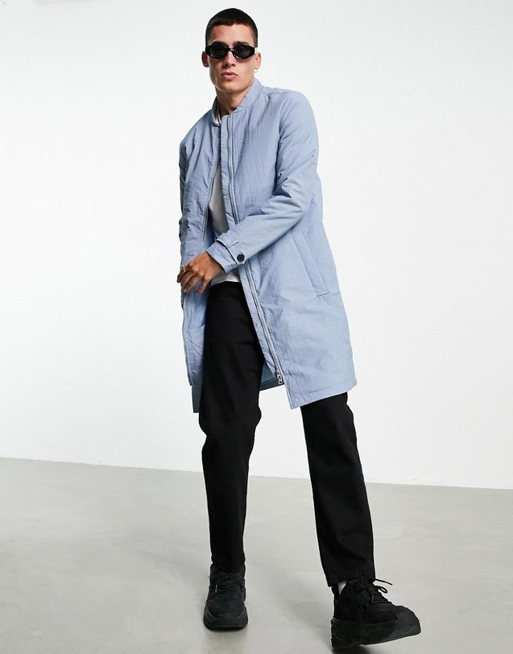 Bolongaro Trevor Neck Tech Trench-blues
