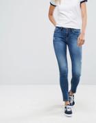 Esprit Distressed Skinny Jeans - Blue