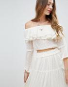 Rahi Cali Dreamy Ruffle Top-white