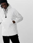 Pull & Bear Overhead Padded Jacket In White - White