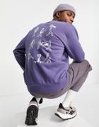 Carhartt Wip Removals Sweatshirt In Purple