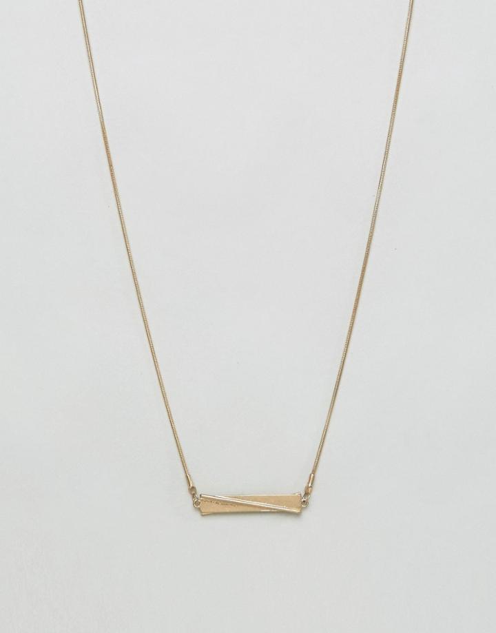 Selected Femme Kari Long Necklace - Gold