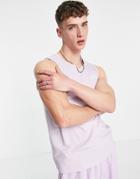 Nike Club Tank In Pale Purple