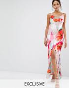 Every Cloud Poppy Print Strappy Maxi Dress - Multi Print