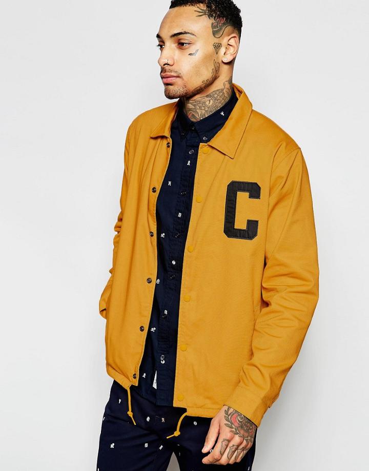 Carhartt Wip Penn Coach Jacket - Gold