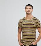 Nudie Jeans Co Anders Stripe T-shirt - Gold