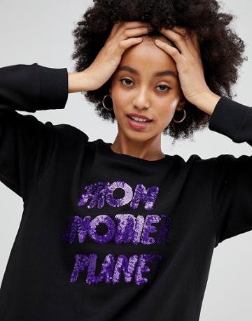 Chorus From Mars Sweatshirt - Black