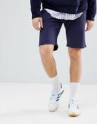 Hackett Mr. Classic Logo Sweat Shorts In Navy - Navy