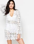 Melissa Odabash Alanna Crochet Beach Dress - Cream