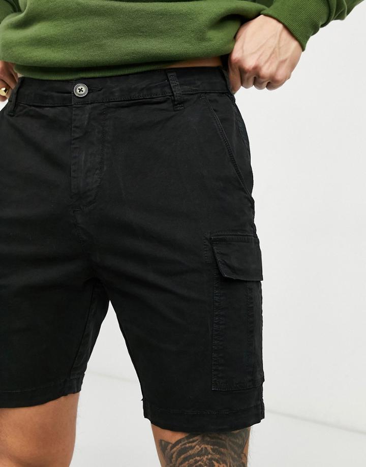 Brave Soul Shorts In Black