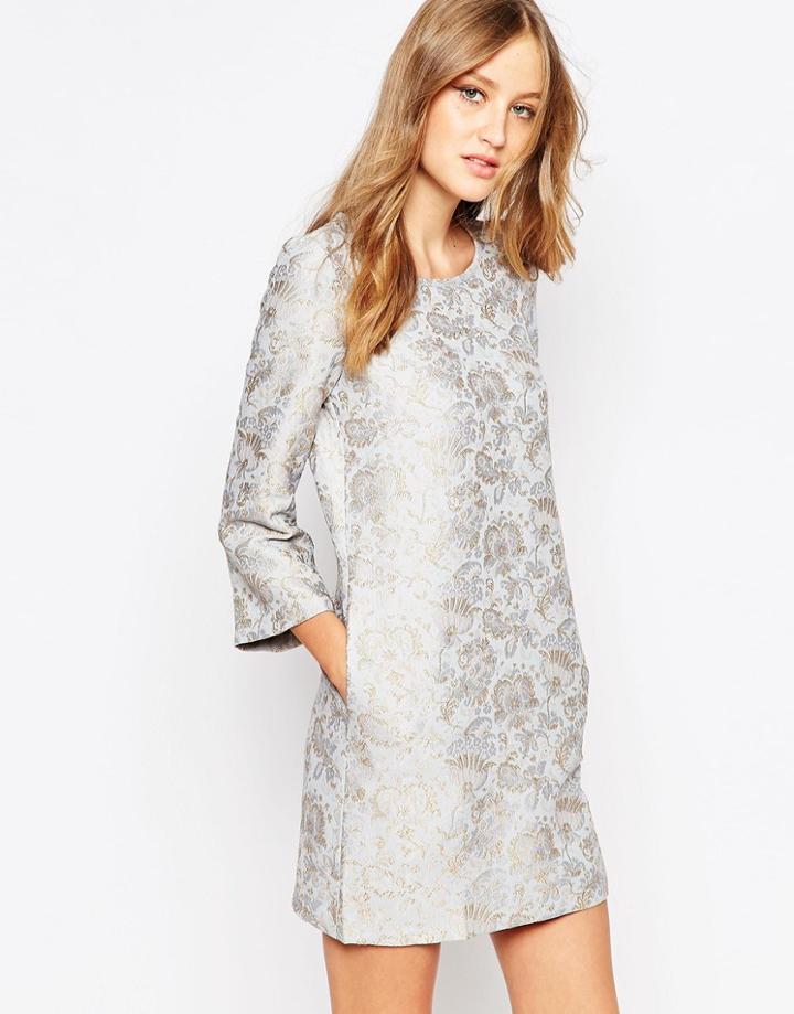 Traffic People Shift Dress In Jacquard