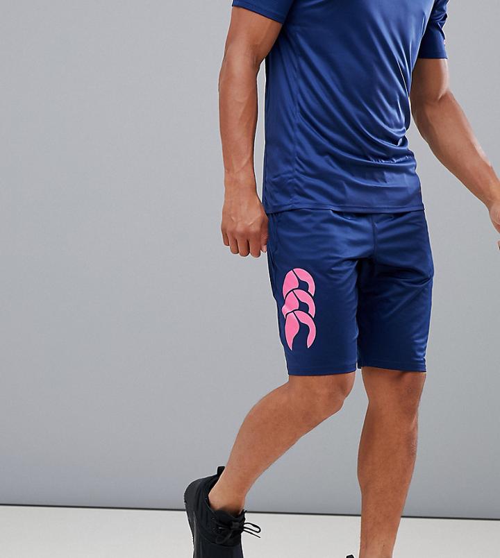 Canterbury Vapodri Stretch Knit Shorts In Navy Exclusive To Asos - Navy