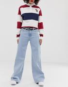 Tommy Jeans High Rise Wide Flared Jeans - Blue