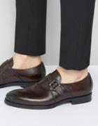 Aldo Korelle Monk Shoes In Brown Leather - Brown