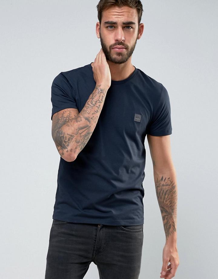 Boss Orange By Hugo Boss Logo T-shirt - Navy