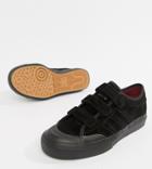 Adidas Skate Boarding Matchcourt Cf Sneakers With Straps - Black