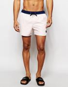 Native Youth Swim Shorts With Contrast Waistband - Pink