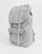 Herschel Supply Co Little America 25l Backpack In Light Gray Crosshatch - Gray