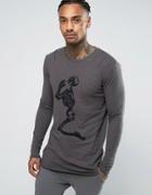 Religion Long Sleeve T-shirt In Double Layered Jersey And Embroidery S