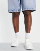 Armani Exchange Knit Sneakers In White