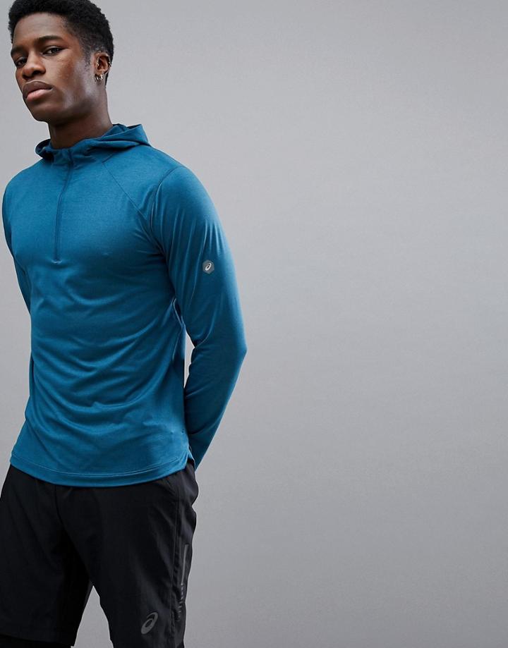 Asics Running Hoodie In Blue 154591-8297 - Blue