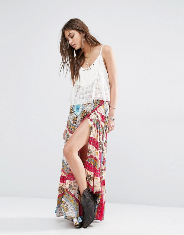 Somedays Lovin Sweet Revolution Maxi Wrap Skirt - Multi