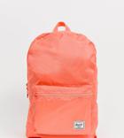 Herschel Supply Co Daypack Packable Neon Coral Festival Backpack