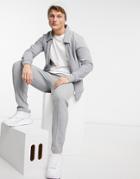 Jack & Jones Premium Pleated Sweatpants In Light Gray-grey