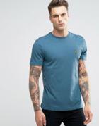 Lyle & Scott T-shirt Eagle Logo In Teal - Blue