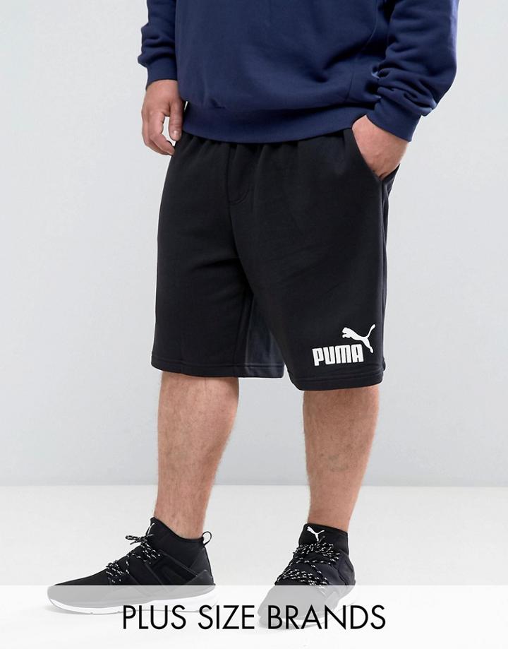 Puma Plus Ess No.1 Sweat Shorts In Black 83826101 - Black