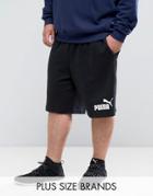 Puma Plus Ess No.1 Sweat Shorts In Black 83826101 - Black