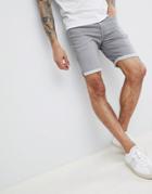 Selected Homme Denim Shorts - Gray