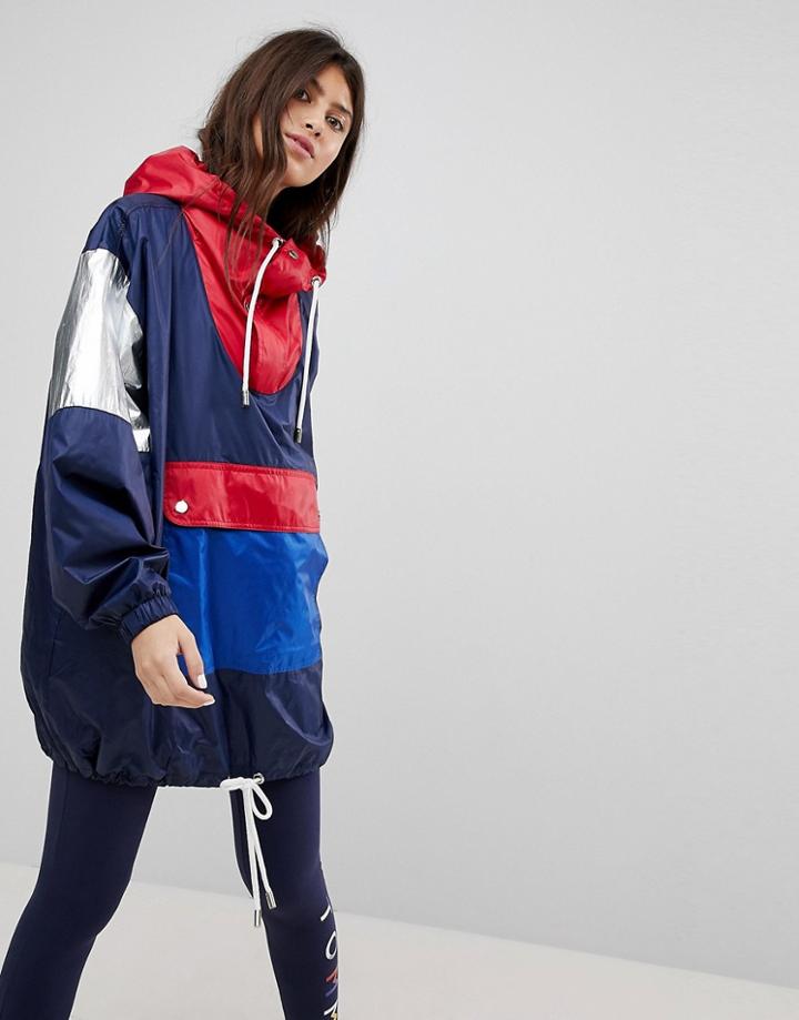 Tommy Hilfiger Retro Windbreaker Jacket - Navy