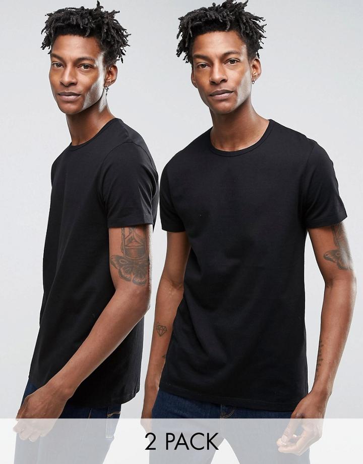 Edwin Double Pack T-shirt - Black