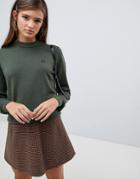 Fred Perry Green Knit Sweater - Green