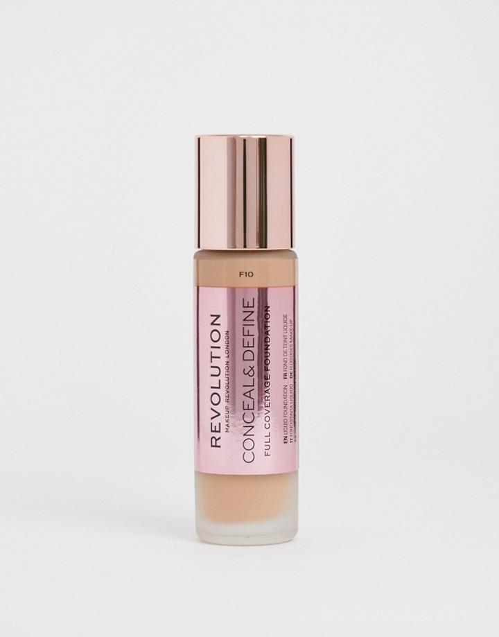 Revolution Conceal & Define Foundation-brown