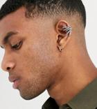 Reclaimed Vintage Inspired Ear Cuff With Claw Detail In Silver Exclusive To Asos