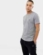 Boss Tales Small Logo T-shirt In Gray - Gray