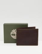 Timberland Grafton Notch Wallet In Dark Brown - Brown