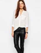 Vero Moda Long Sleeved Shirt - White