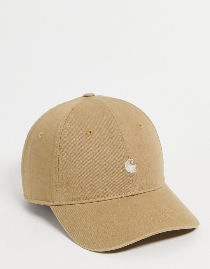 Carhartt Wip Madison Logo Cap In Beige-neutral