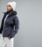 O'neill Ski Faux Fur Hood Jacket - Navy