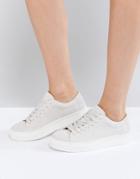 Selected Donna New Suede Sneaker - White