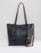 Oasis Shopper Bag With Detachable Purse - Black