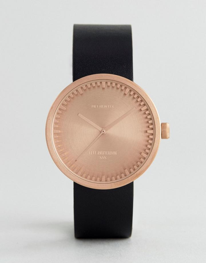 Leff Amsterdam D38 Watch In Black - Black