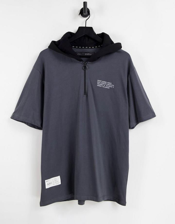 Avant Garde Baseball T-shirt In Ash Gray-grey