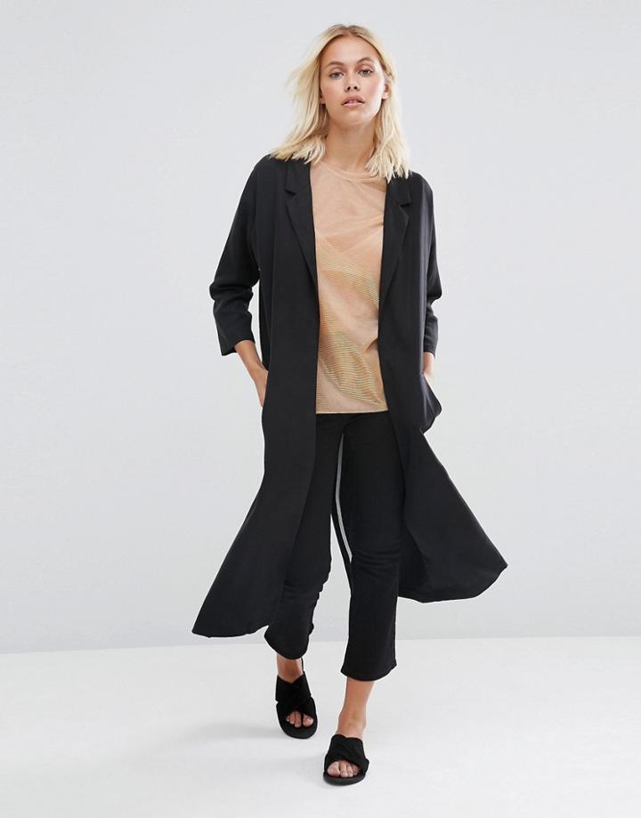 Selected Kaira 7/8 Sleeve Blazer - Black