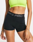 Nike Training Dri-fit Pro 365 3-inch Legging Shorts In Black/gray