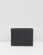Timberland Leather Wallet With Coin Pocket Black - Black
