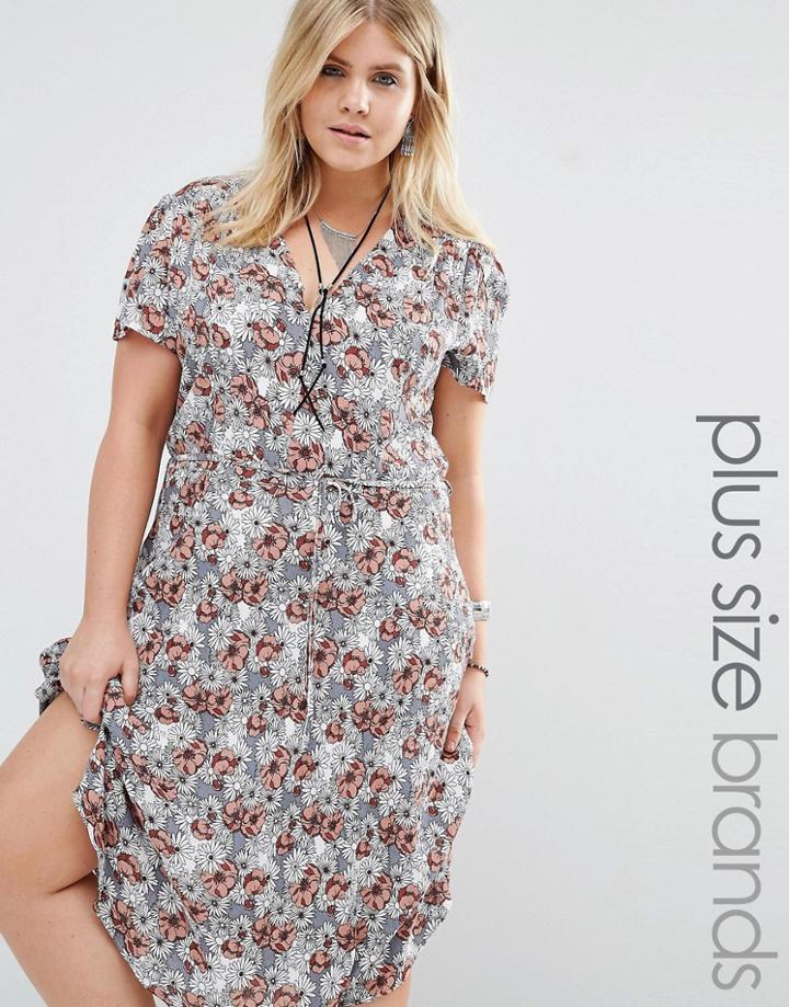 Alice & You Floral Printed Tea Dress - Multi
